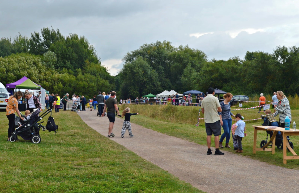 A photo depicticting the family fun day 